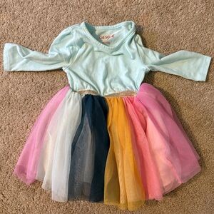 Cat & Jack Rainbow Tutu Dress (18M) 🌈✨